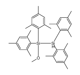 bis(2,4,6-trimethylphenyl)silyl-methoxy-bis(2,4,6-trimethylphenyl)silane