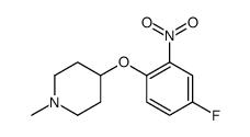 4-(4-fluoro-2-nitrophenoxy)-1-methylpiperidine