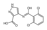 1H-Pyrazole-3-carboxylic acid, 4-[(2,6-dichlorobenzoyl)amino]-