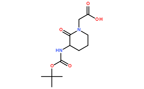 (R)-2-(3-(叔丁氧羰基氨基)-2-氧代哌啶-1-基)乙酸