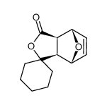 2',6'-exo-spiro[cyclohexane-1,5'-[4,10]dioxatricyclo[5.2.1.02,6]dec-8'-en-3'-one]