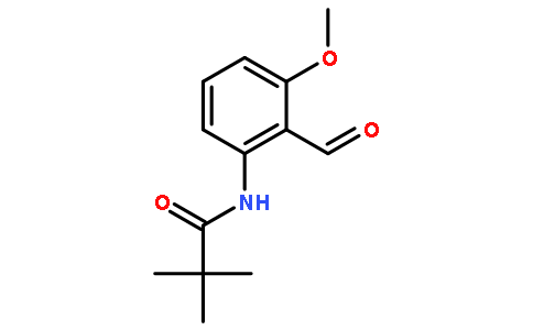 N-(2-甲酰基-3-甲氧基苯基)-2,2-二甲基丙酰胺