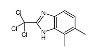 4,5-dimethyl-2-(trichloromethyl)-1H-benzimidazole