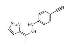 4-[2-(1-pyrazol-3-ylideneethyl)hydrazinyl]benzonitrile