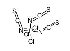 mer-trichlorotrithiocyanatophosphate(1-)