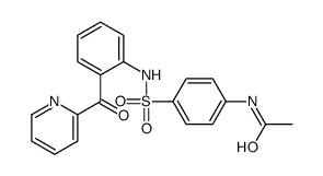 N-[4-[[2-(pyridine-2-carbonyl)phenyl]sulfamoyl]phenyl]acetamide