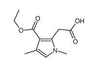 2-羧基甲基-1,4-二甲基-1H-吡咯-3-羧酸乙酯