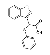 (1,2-benzisoxazol-3-yl)(phenylthio)acetic acid