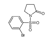 1-(2-bromophenyl)sulfonylpyrrolidin-2-one