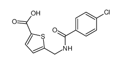 5-[[(4-chlorobenzoyl)amino]methyl]thiophene-2-carboxylic acid