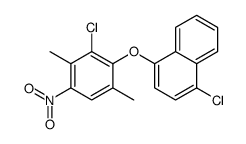 1-chloro-4-(2-chloro-3,6-dimethyl-4-nitrophenoxy)naphthalene