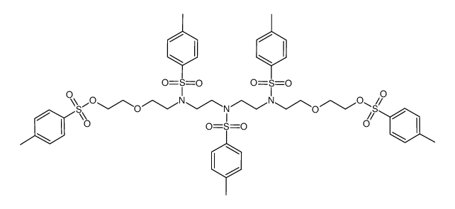 6,9,12-triaza-3,15-dioxa-6,9,12-tritosyl-1,17-bis(tosyloxy)heptadecane