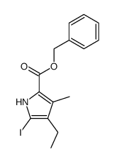 benzyl 3-ethyl-2-iodo-4-methylpyrrole-5-carboxylate