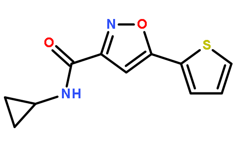 N-环丙基-5-(噻吩-2-基)异恶唑-3-甲酰胺