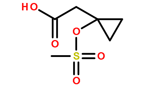 2-(1-((甲基磺酰基)氧基)环丙基)乙酸