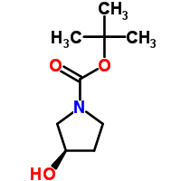 (R)-1-Boc-3-羟基吡咯烷; (R)-1-叔丁氧羰基-3-羟基吡咯烷