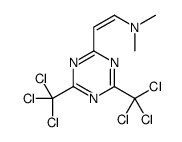 (E)-2-[4,6-Bis(trichloromethyl)-1,3,5-triazin-2-yl]-N,N-dimethyle thenamine