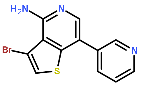 3-溴-7-(3-吡啶)-噻吩并[3,2-c]吡啶-4-胺