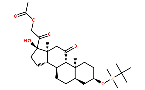 3alpha-O-叔-丁基二甲基硅烷基21-乙酰氧基四氢可的松