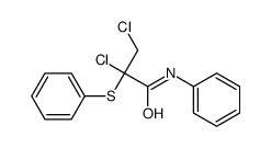 2,3-dichloro-N-phenyl-2-phenylsulfanylpropanamide