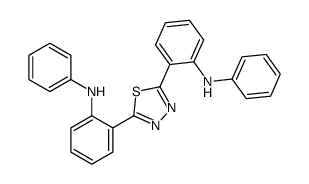 2-[5-(2-anilinophenyl)-1,3,4-thiadiazol-2-yl]-N-phenylaniline