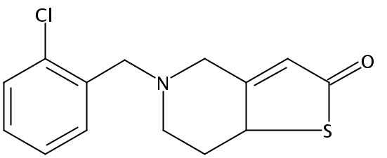 5-[(2-氯苯基)甲基]-5,6,7,7a-四氢噻吩并[3,2-c]吡啶-2(4H)-酮
