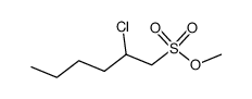 Methyl 2-chlorohexane-1-sulfonate