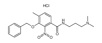 N-(3-dimethylaminopropyl)-2-nitro-3-benzyloxy-4-methylbenzamide hydrochloride