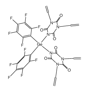 5,5'-(bis(perfluorophenyl)germanediyl)bis(1,3-diallyl-1,3,5-triazinane-2,4,6-trione)