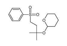 2-[4-(benzenesulfonyl)-2-methylbutan-2-yl]oxyoxane