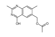 (2,7-dimethyl-4-oxo-1H-quinazolin-6-yl)methyl acetate