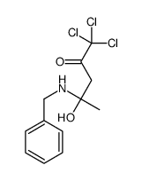 4-(benzylamino)-1,1,1-trichloro-4-hydroxypentan-2-one