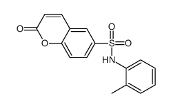 N-(2-methylphenyl)-2-oxochromene-6-sulfonamide