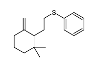 2-(2,2-dimethyl-6-methylidenecyclohexyl)ethylsulfanylbenzene
