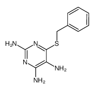 6-(benzylsulfanyl)-2,4,5-pyrimidinetriamine