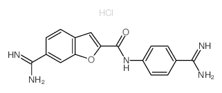 6-carbamimidoyl-N-(4-carbamimidoylphenyl)-1-benzofuran-2-carboxamide