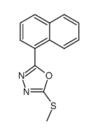 2-(methylthio)-5-(naphthalen-1-yl)-1,3,4-oxadiazole