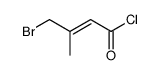 (E)-4-bromo-3-methyl-2-butenoyl chloride