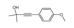 1-(3-hydroxy-3-methylbut-1-ynyl)-4-methoxybenzene