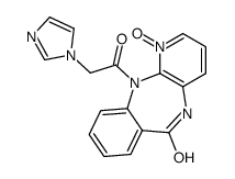 11-(2-imidazol-1-ylacetyl)-1-oxido-5H-pyrido[2,3-b][1,4]benzodiazepin-1-ium-6-one