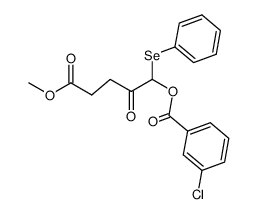 5-methoxy-2,5-dioxo-1-(phenylselanyl)pentyl 3-chlorobenzoate