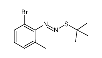 (2-bromo-6-methylphenyl)[(1,1-dimethylethyl)thio]diazene