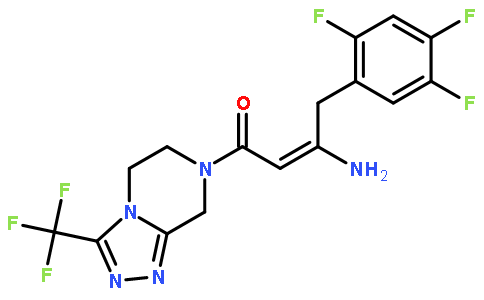 3-氨基-1-[5,6-二氢-3-(三氟甲基)-1,2,4-噻唑并[4,3-a]吡嗪-7(8H)-基]-4-(2,4,5-三氟苯基)-2-丁烯-1-酮