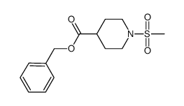 1-methanesulfonyl-piperidine-4-carboxylic acid benzyl ester