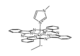 CH3CH2Co(III)(phthalocyanine(2-))(N-methylimidazole)