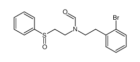 N-[2-(2-bromophenyl)ethyl]-N-(2-(phenylsulfinyl)ethyl)formamide