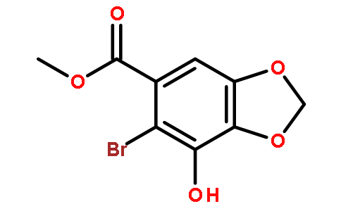 Methyl 6-bromo-7-hydroxybenzo[d][1,3]dioxole-5-carboxylate