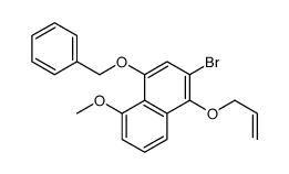 2-bromo-5-methoxy-4-phenylmethoxy-1-prop-2-enoxynaphthalene