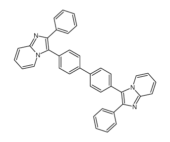 2-phenyl-3-[4-[4-(2-phenylimidazo[1,2-a]pyridin-3-yl)phenyl]phenyl]imidazo[1,2-a]pyridine