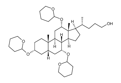 3α,7α,12α-tris[(tetrahydropyran-2-yl)oxy]-5β-cholan-24-ol